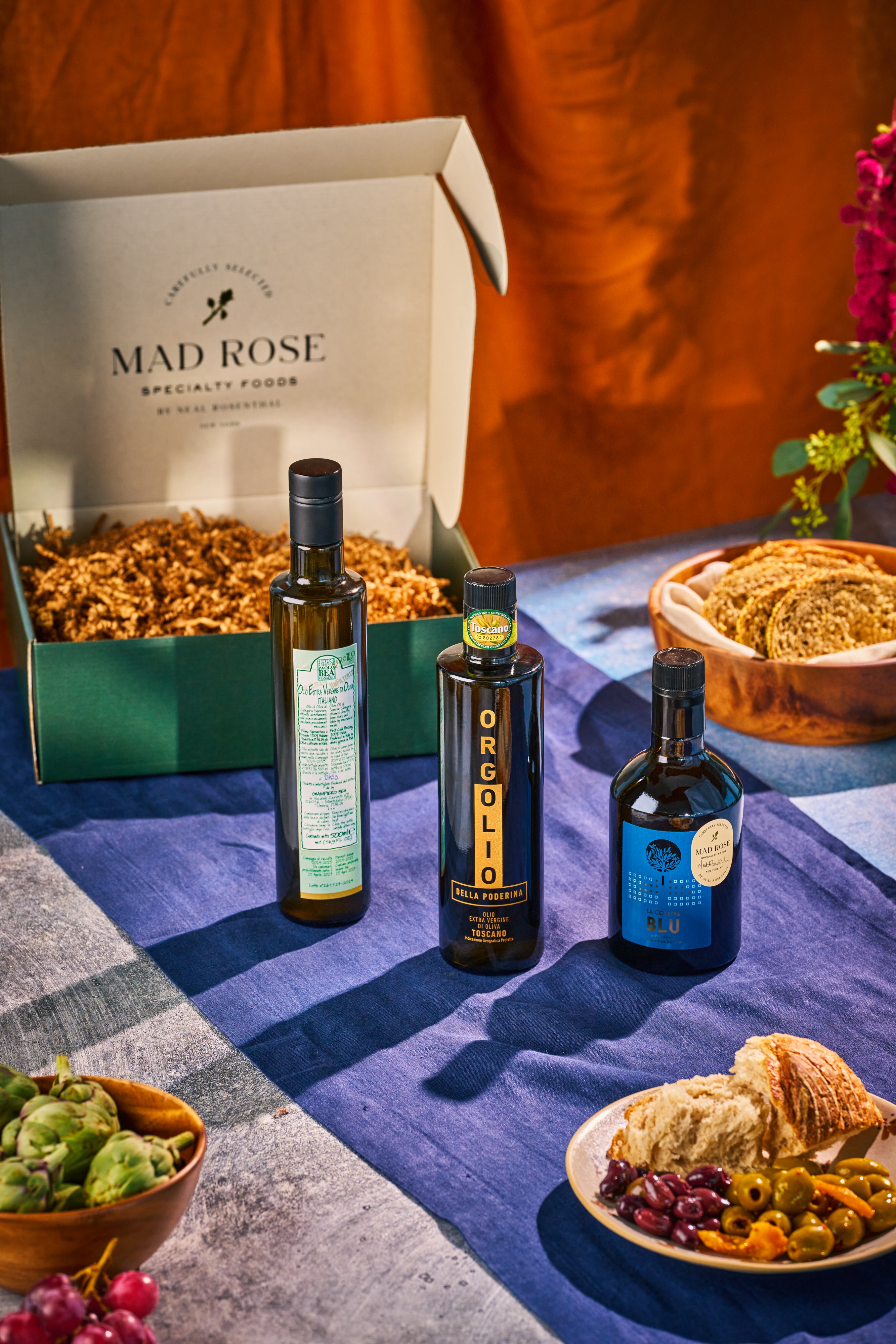 The Premium Olive Oil Trio – Mad Rose Specialty Foods